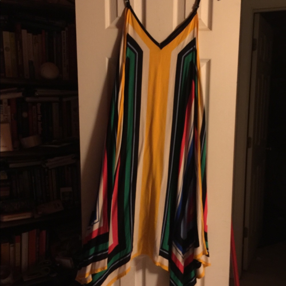 Multicolor striped dress